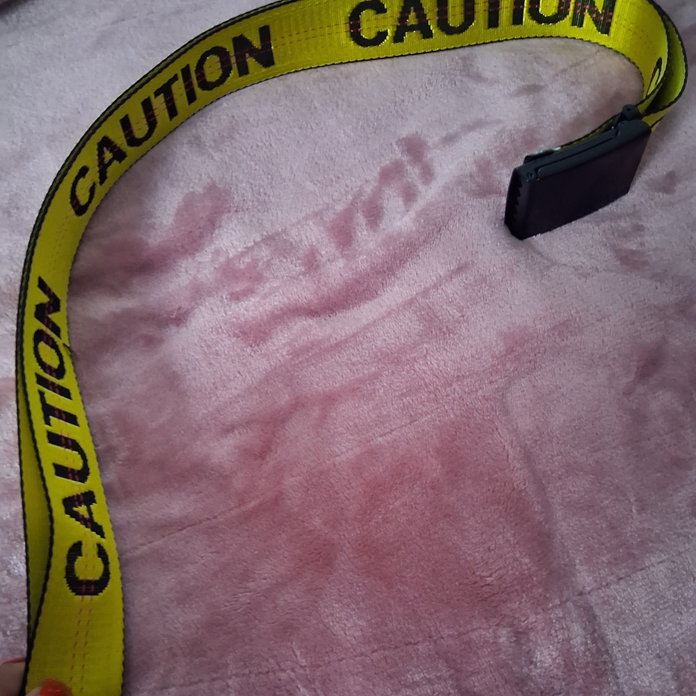 Yellow Caution Belt